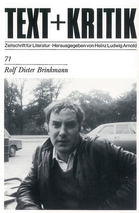  Rolf Dieter Brinkmann | Buch |  Sack Fachmedien