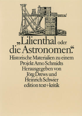 Drews / Schwier | "Lilienthal oder die Astronomen" | Buch | 978-3-88377-169-4 | sack.de