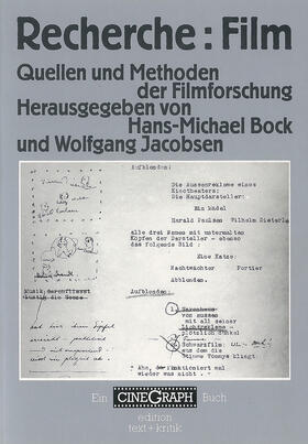 Bock / Jacobsen |  Recherche: Film | Buch |  Sack Fachmedien