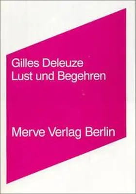 Deleuze | Lust und Begehren | Buch | 978-3-88396-130-9 | sack.de