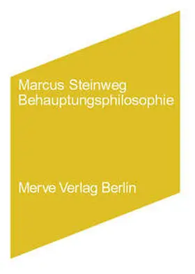 Steinweg |  Behauptungsphilosophie | Buch |  Sack Fachmedien