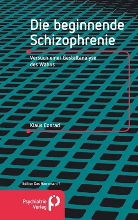 Conrad |  Die beginnende Schizophrenie | Buch |  Sack Fachmedien