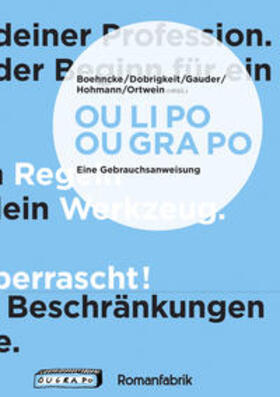 Georges / Gronau / Hauff |  OU LI PO OU GRA PO | Buch |  Sack Fachmedien