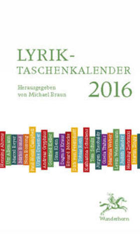 Allemann / Ahrens / Beyer |  Lyrik-Taschenkalender 2016 | Buch |  Sack Fachmedien