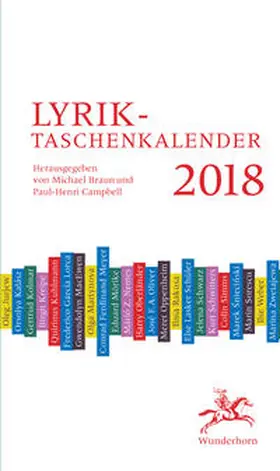 Breyger / Can / Fellner |  Lyrik-Taschenkalender 2018 | Buch |  Sack Fachmedien