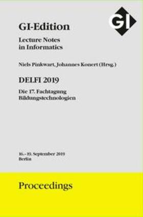 Pinkwart / Konert |  GI Edition Proceedings Band 297 "DeLFI 2019" | Buch |  Sack Fachmedien