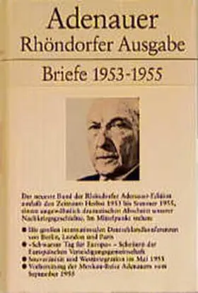 Adenauer |  Briefe 1953-1955 | Buch |  Sack Fachmedien