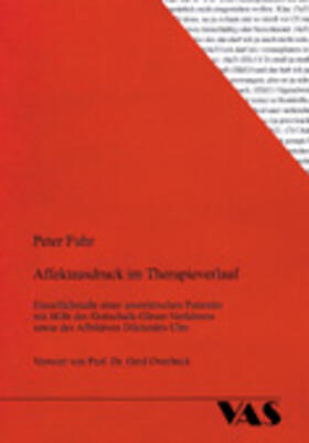 Fuhr |  Affektausdruck im Therapieverlauf | Buch |  Sack Fachmedien