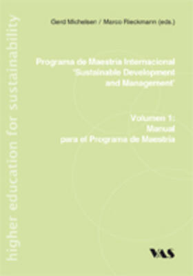 Michelsen / Rieckmann |  Programa de Maestría International 'Sustainable Development and Management' | Buch |  Sack Fachmedien