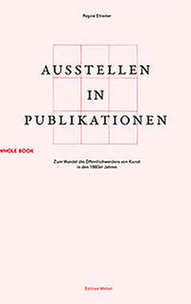 Ehleiter |  Ausstellen in Publikationen | Buch |  Sack Fachmedien