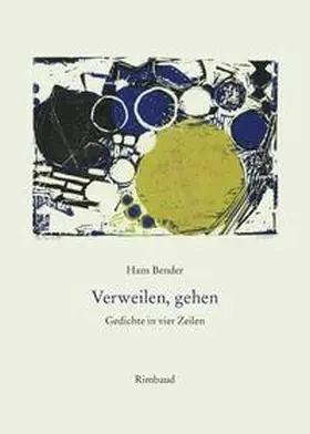 Bender |  Verweilen, gehen | Buch |  Sack Fachmedien