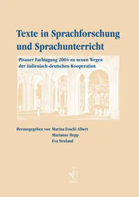 Foschi Albert / Hepp / Neuland |  Texte in Sprachforschung und Sprachunterricht | Buch |  Sack Fachmedien