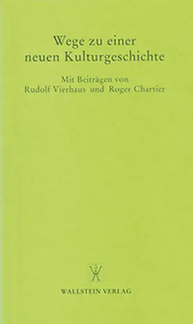 Lehmann |  Wege zu einer neuen Kulturgeschichte | Buch |  Sack Fachmedien