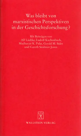 Lüdtke |  Was bleibt von marxistischen Perspektiven in der Geschichtsforschung? | Buch |  Sack Fachmedien