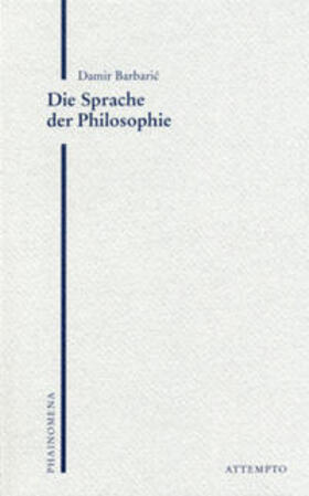 Barbaric |  Die Sprache der Philosophie | Buch |  Sack Fachmedien