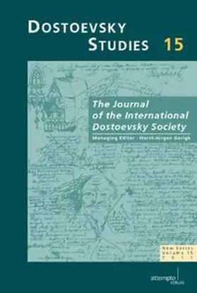 Gerigk | Dostoevsky Studies. The Journal of the International Dostoevsky Society / Dostoevesky Studies | Buch | 978-3-89308-972-7 | sack.de