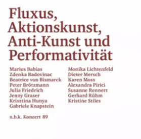 Babias |  Fluxus, Aktionskunst, Anti-Kunst und Performativität – Symposium zur Tomas Schmit Retrospektive | Sonstiges |  Sack Fachmedien