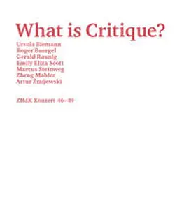 Babias |  What is Critique? | Sonstiges |  Sack Fachmedien