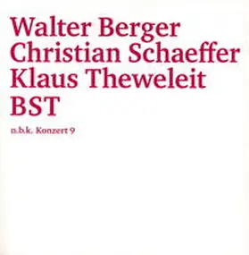 Babias |  Walter Berger. Christian Schaeffer. Klaus Theweleit. BST | Sonstiges |  Sack Fachmedien