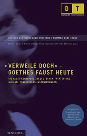 Jaeger / Koberg / Stegemann |  "Verweile doch" - Goethes Faust heute | Buch |  Sack Fachmedien