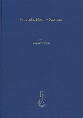 Wießner |  Hayoths Dzor – Xavasor | Buch |  Sack Fachmedien