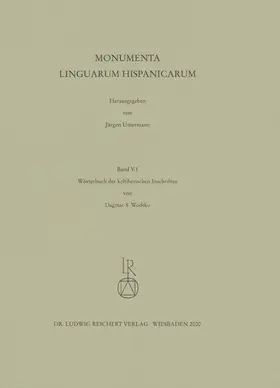 Wodtko |  Wörterbuch der keltiberischen Inschriften | Buch |  Sack Fachmedien