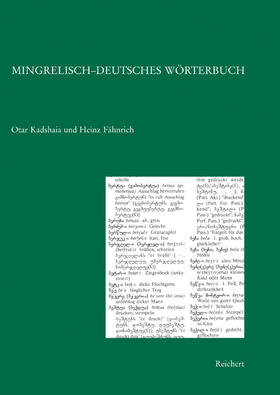 Kadshaia / Fähnrich |  Mingrelisch-Deutsches Wörterbuch | Buch |  Sack Fachmedien