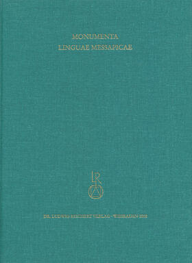 de Simone / Marchesini |  Monumenta Linguae Messapicae | Buch |  Sack Fachmedien