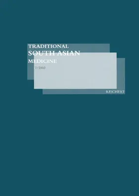 Das |  Traditional South Asian Medicine TSAM, Vol. 7 | Buch |  Sack Fachmedien