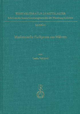 Vankova |  Medizinische Fachprosa aus Mähren | Buch |  Sack Fachmedien