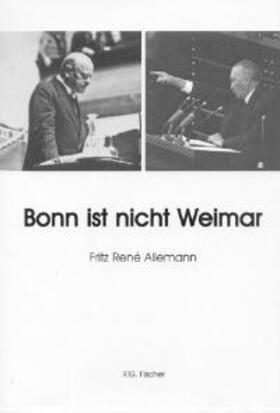 Allemann |  Bonn ist nicht Weimar | Buch |  Sack Fachmedien