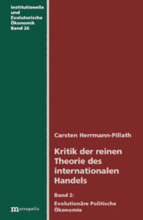 Herrmann-Pillath |  Kritik der reinen Theorie des internationalen Handels 2 | Buch |  Sack Fachmedien