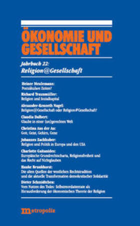 Grözinger / Matiaske |  Jahrbuch Ökonomie und Gesellschaft 22/ Religion@Gesellschaft | Buch |  Sack Fachmedien