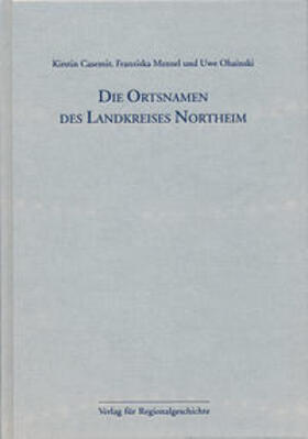 Casemir / Menzel / Ohainski |  Niedersächsisches Ortsnamenbuch Teil 05. Die Ortsnamen des Landkreises Northeim | Buch |  Sack Fachmedien