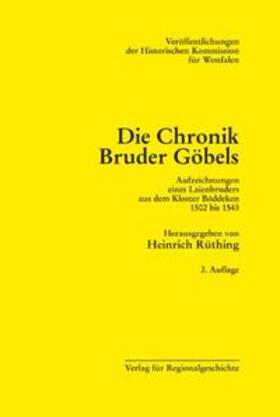 Rüthing |  Die Chronik Bruder Göbels | Buch |  Sack Fachmedien