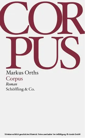 Orths |  Corpus | eBook | Sack Fachmedien