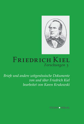 Schenk / Pfeil |  Friedrich-Kiel-Forschungen 3 | Buch |  Sack Fachmedien