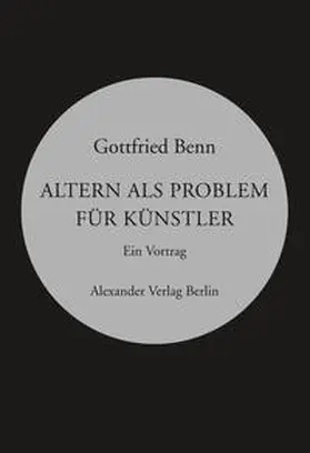 Benn |  Altern als Problem für Künstler | Buch |  Sack Fachmedien