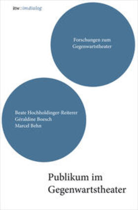 Hochholdinger-Reiterer / Boesch / Behn |  itw : im dialog - Band 3: Publikum im Gegenwartstheater | Buch |  Sack Fachmedien