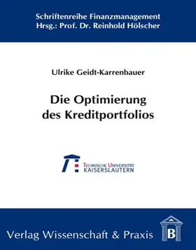 Geidt-Karrenbauer |  Die Optimierung des Kreditportfolios. | eBook | Sack Fachmedien