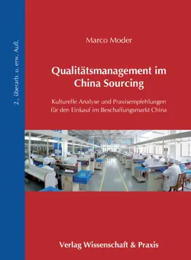 Moder |  Qualitätsmanagement im China Sourcing. | eBook | Sack Fachmedien