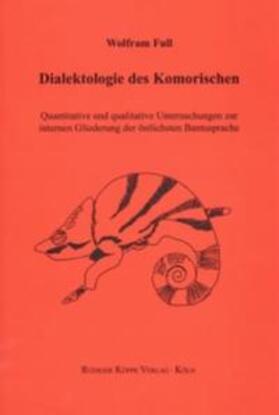 Full |  Dialektologie des Komorischen | Buch |  Sack Fachmedien