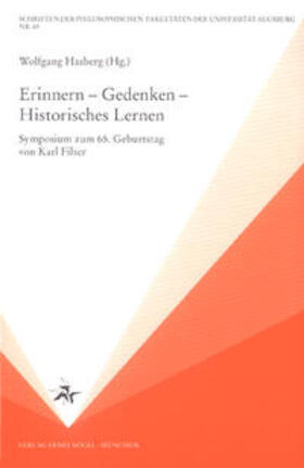 Hasberg |  Erinnern - Gedenken - Historisches Lernen | Buch |  Sack Fachmedien