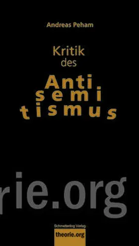 Peham |  Kritik des Antisemitismus | Buch |  Sack Fachmedien