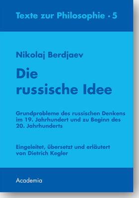 Berdjaev |  Die russische Idee | Buch |  Sack Fachmedien