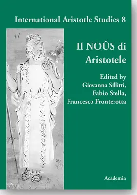 Stella / Sillitti / Fronterotta |  Il NOUS di Aristotele | Buch |  Sack Fachmedien