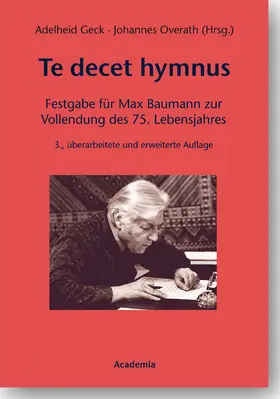 Geck / Overath |  Te decet hymnus | Buch |  Sack Fachmedien