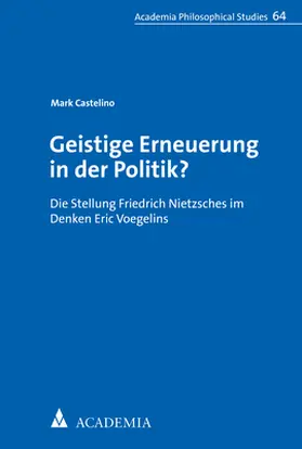 Castelino / Castellino |  Geistige Erneuerung in der Politik? | Buch |  Sack Fachmedien