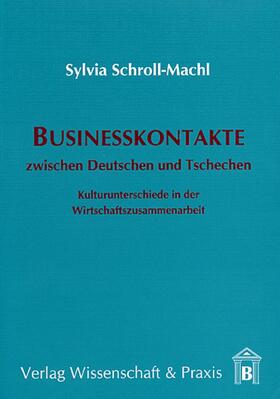 Schroll-Machl |  Schroll-Machl, S: Businesskontakte zwischen Deutschen und Ts | Buch |  Sack Fachmedien