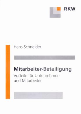Schneider |  Mitarbeiter-Beteiligung. | eBook | Sack Fachmedien